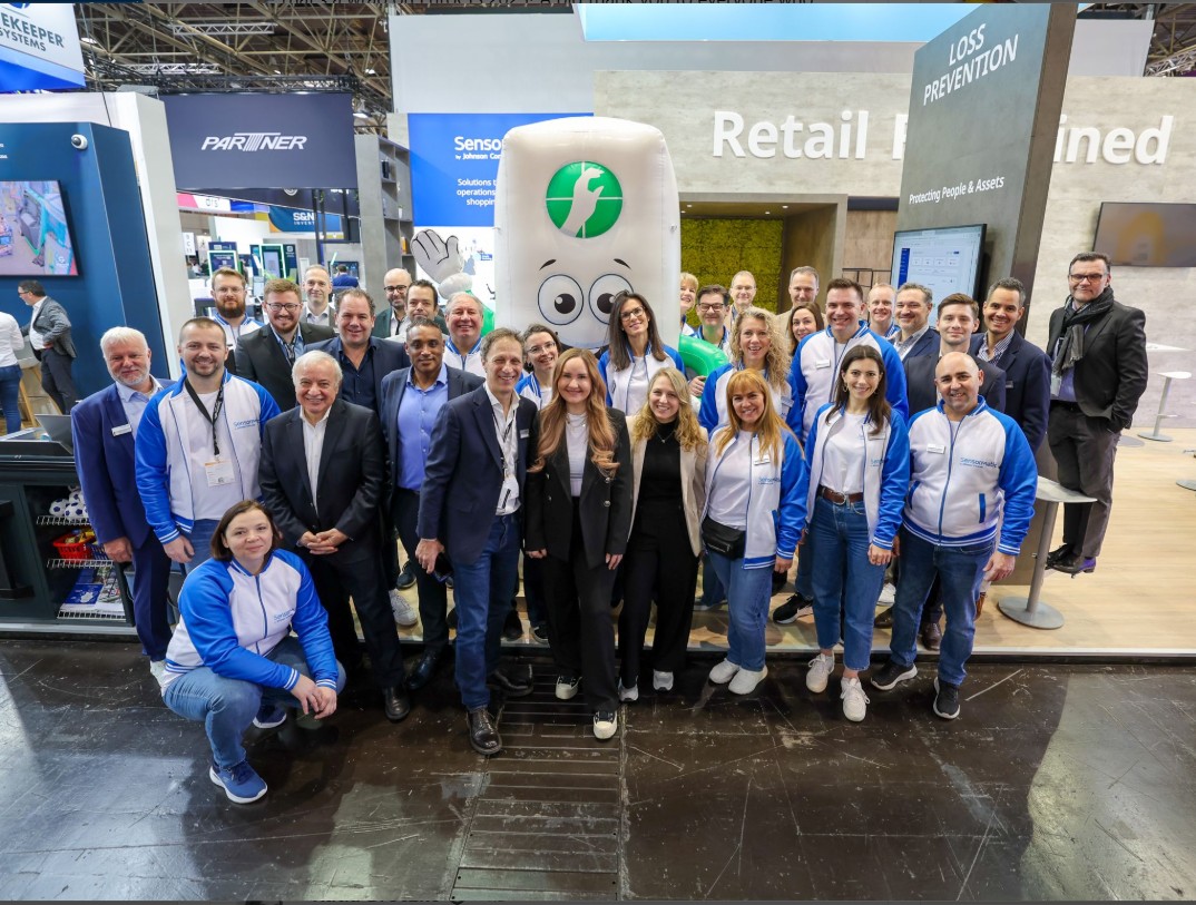 Sustainable corporate apparel produced for Sensormatic’s EuroCIS event from OceanWaste